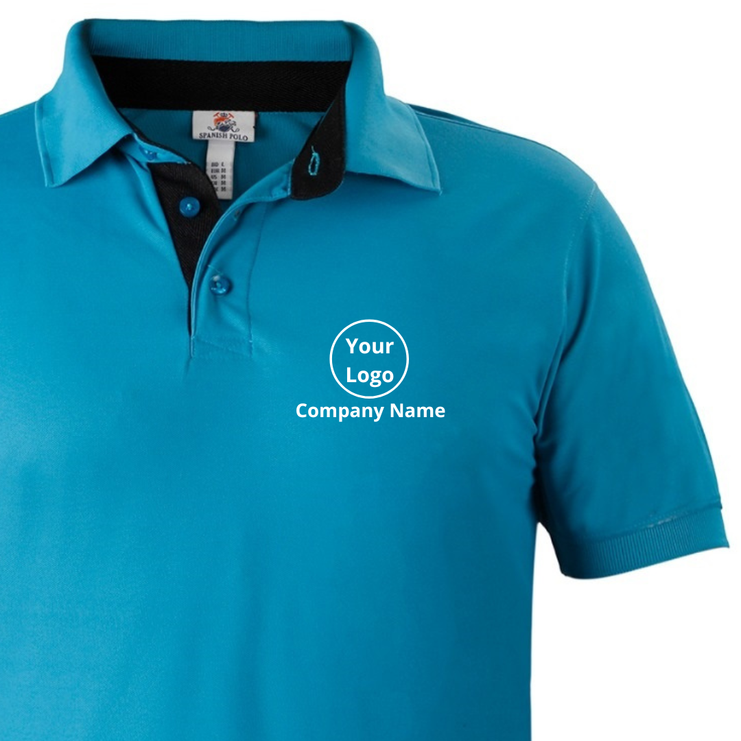 Premium Drifit Polo Neck T-shirts with Logo on chest